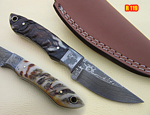 Custom Handmade Forge Damascus |Skinner Knife|  | Drop Point Blade|