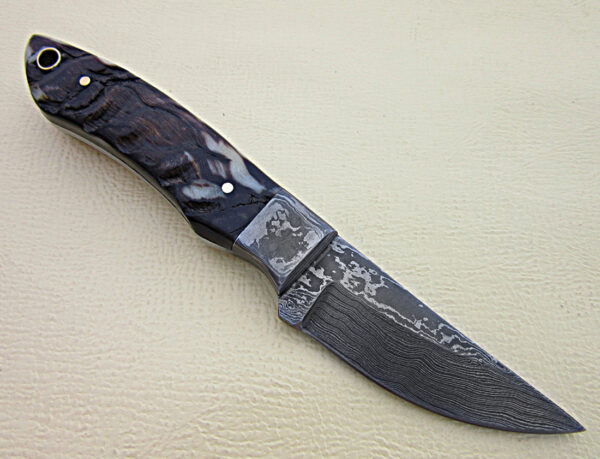 Custom Handmade Forge Damascus |Skinner Knife|  | Drop Point Blade| - Image 2