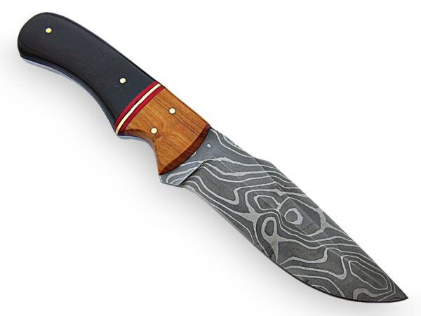 Custom Handmade Forge Damascus Skinner Knife - Image 3