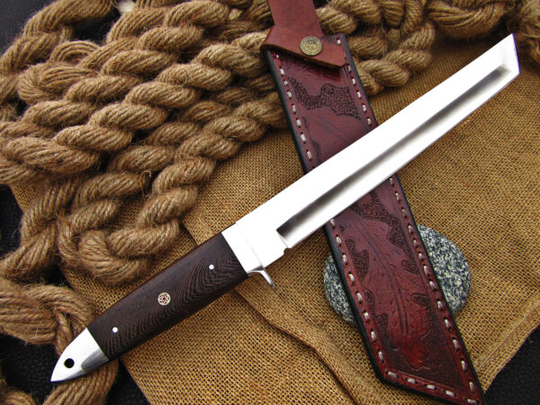 "Unyielding Strength and Precision: Premium Stainless Steel Tanto Knife for Ultimate Performance" - Image 2