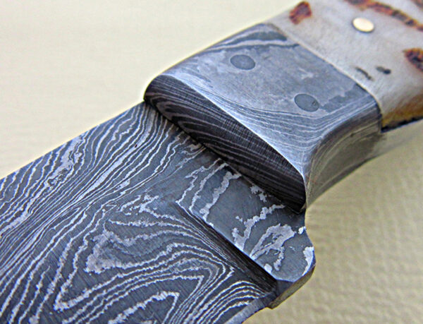 Custom Handmade Forge Damascus |Skinner Knife|  | Drop Point Blade| - Image 6