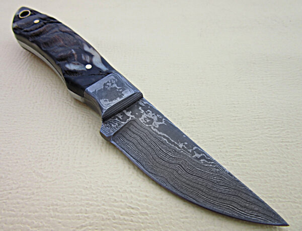 Custom Handmade Forge Damascus |Skinner Knife|  | Drop Point Blade| - Image 7