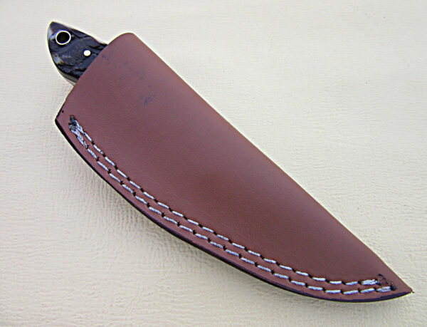 Custom Handmade Forge Damascus |Skinner Knife|  | Drop Point Blade| - Image 9