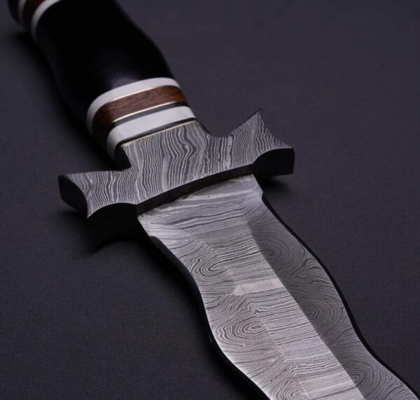 Custom Handmade Damascus Dagger Knife - Image 2