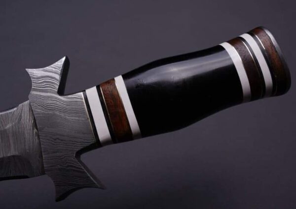 Custom Handmade Damascus Dagger Knife - Image 3