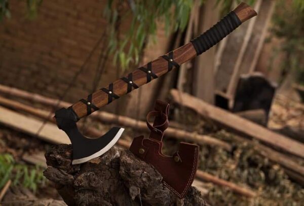 Custom Handmade Viking Axe |Hand forged| |Sharp Edge| - Image 5