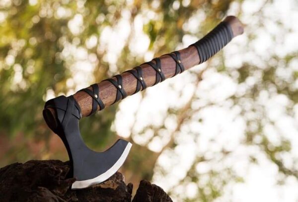 Custom Handmade Viking Axe |Hand forged| |Sharp Edge| - Image 6