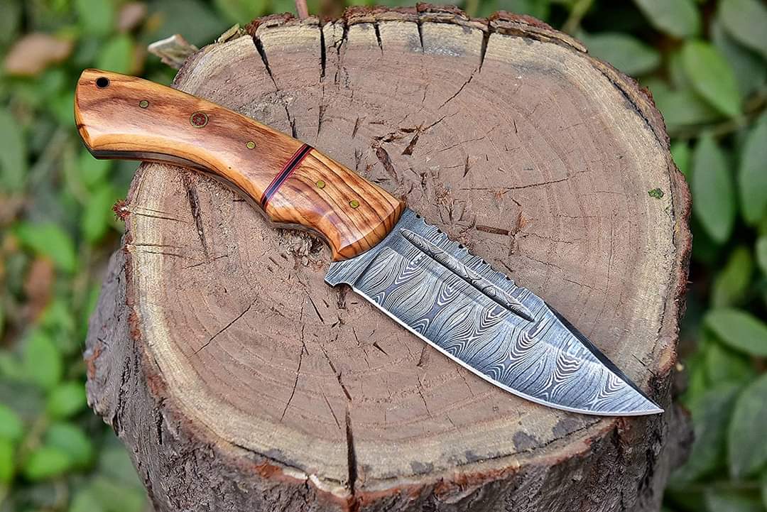 Handmade Forged Damascus Skinner Knife