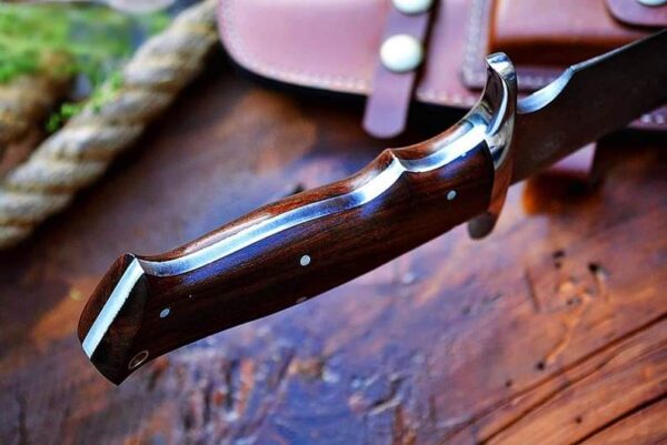 Custom Handmade Damascus Hunting Knife - Image 2