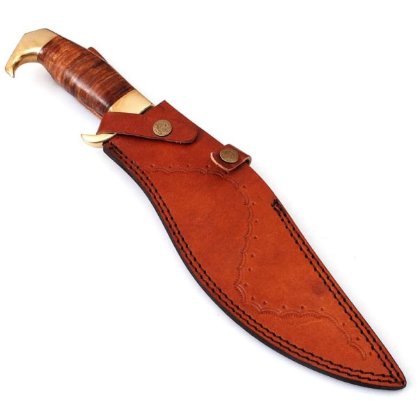 "Handmade Forged Damascus Kukri Knife: A Timeless Blend of Power, Precision, and Craftsmanship" - Image 5