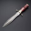 "Inferno Edge: Handcrafted Forged Dagger of Precision and Power" - Image 2