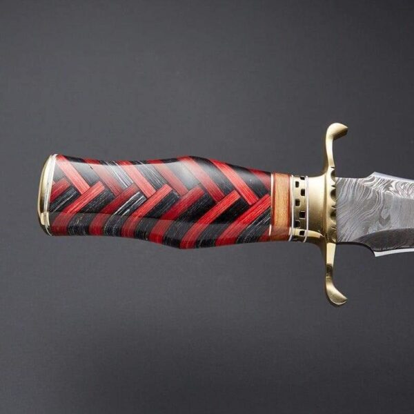 "Inferno Edge: Handcrafted Forged Dagger of Precision and Power" - Image 3