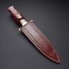 "Inferno Edge: Handcrafted Forged Dagger of Precision and Power" - Image 4