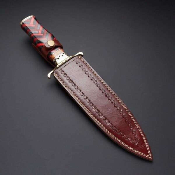 "Inferno Edge: Handcrafted Forged Dagger of Precision and Power" - Image 4