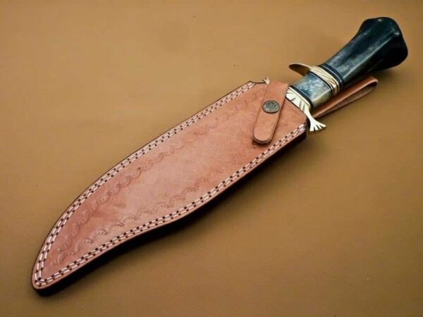"Handcrafted Damascus Steel Hunting Knife – Durable, Sharp, and Perfect for Outdoor Adventures" - Image 6