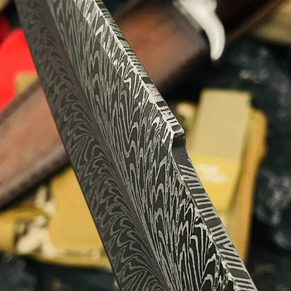 "Premium Handmade Damascus Hunting Knife – Crafted for Durability, Precision, and Performance" - Image 3