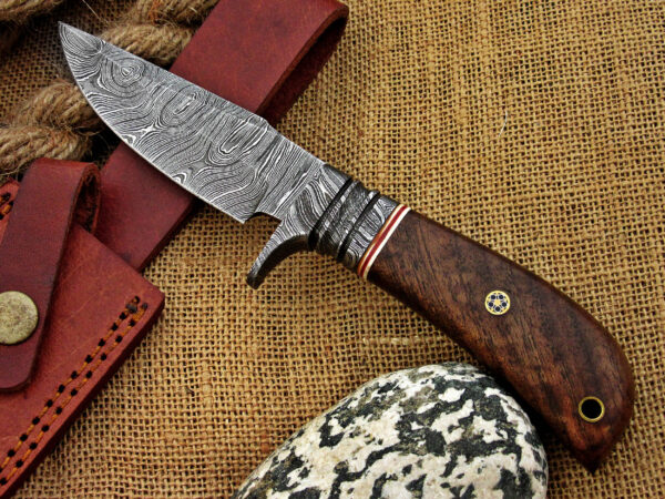 Custom Handmade Forge Damascus |Skinner Knife| - Image 3