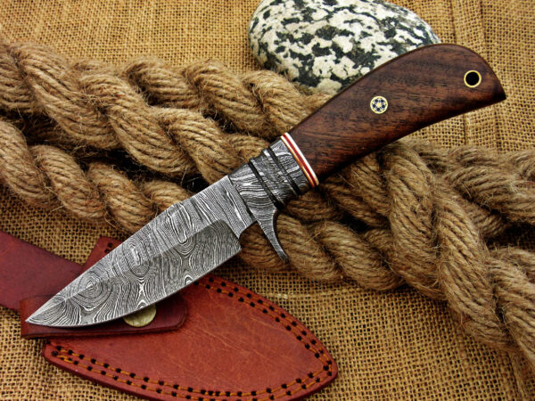 Custom Handmade Forge Damascus |Skinner Knife| - Image 7