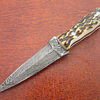 Custom Handmade Forge Damascus Skinner Knife |Dagger| | Needle Point Blade| - Image 2