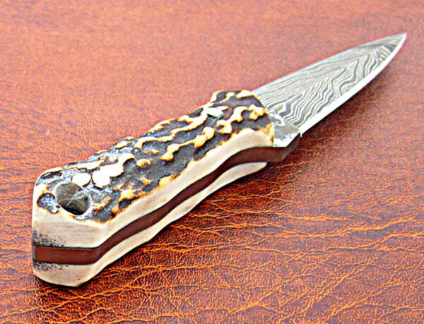 Custom Handmade Forge Damascus Skinner Knife |Dagger| | Needle Point Blade| - Image 6