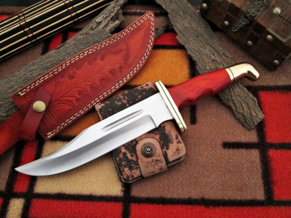 Custom Handmade Stainless Steel |Hunting Knife| |With Leather Sheath|