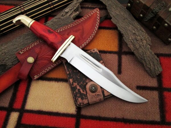 Custom Handmade Stainless Steel |Hunting Knife| |With Leather Sheath| - Image 3