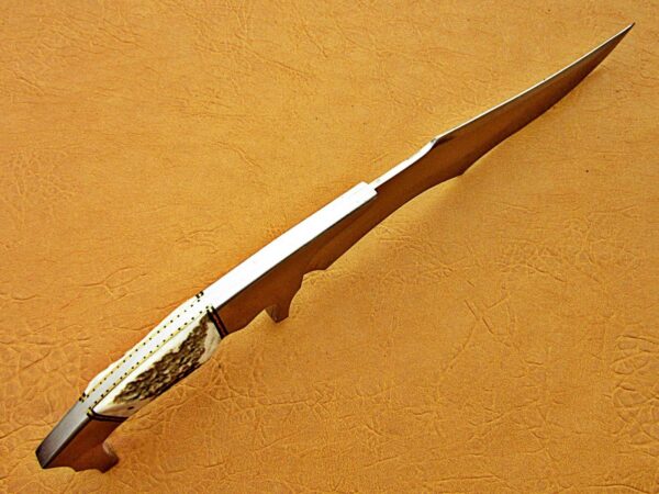 "Handmade Antler Stainless Steel Hunting Knife – Exceptional Craftsmanship, Timeless Design, and Ultimate Performance for the Outdoors" - Image 5