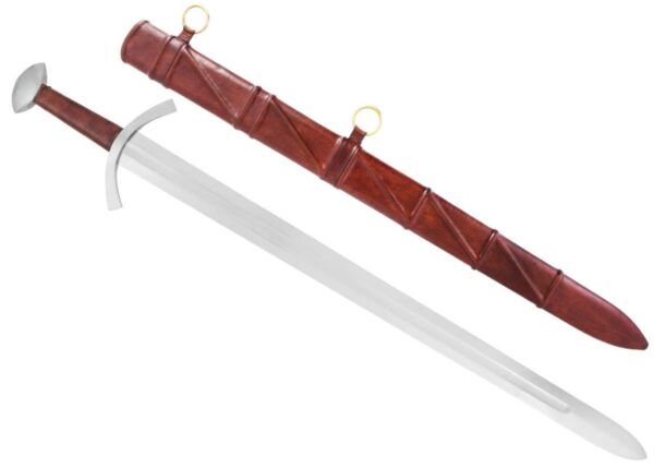 "Handmade Premium Quality Viking Sword with Scabbard: A Legacy of Norse Craftsmanship and Power"