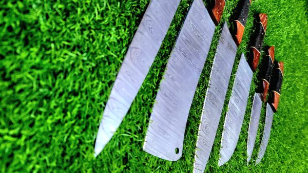 "Timeless Craftsmanship: Handmade Damascus Steel Kitchen Knife Set for Unmatched Strength and Precision" - Image 6