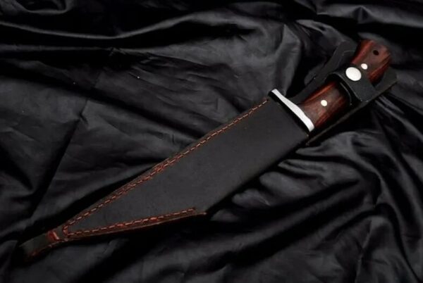 "Experience the perfect blend of ancient craftsmanship and modern durability with our Handmade Stainless Seax Knife, designed for the discerning adventurer." - Image 3