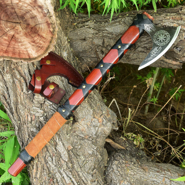 "Viking Fury: Premium Quality Custom Handmade Axe of Unmatched Craftsmanship"
