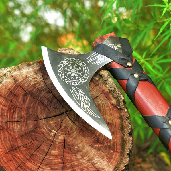 "Viking Fury: Premium Quality Custom Handmade Axe of Unmatched Craftsmanship" - Image 2