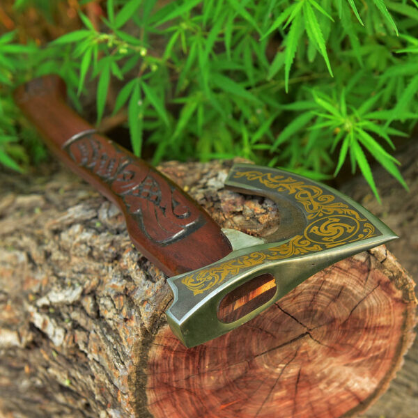 "Storm of the North: Premium Quality Custom Handmade Viking Axe of Legendary Craft" - Image 3