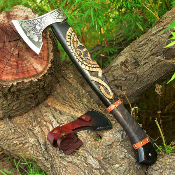 "Forged in Legends: The Premium Quality Custom Handmade Viking Axe of Timeless Power" - Image 3