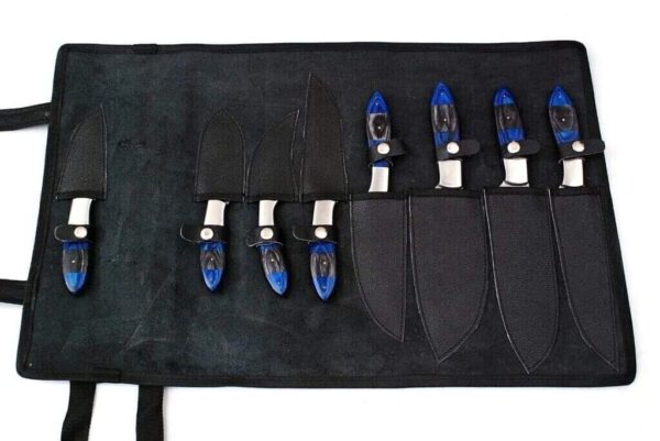 "Custom Handmade Damascus Steel Kitchen Knife Set – A Timeless Collection of Superior Craftsmanship, Unmatched Precision, and Elegant Design" - Image 4