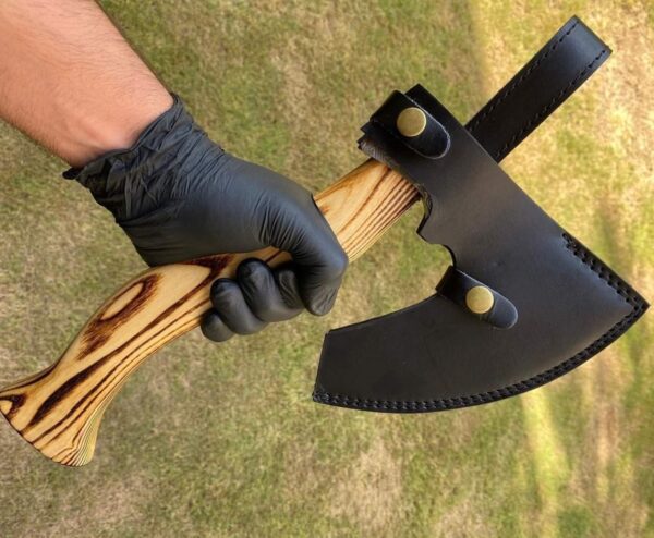"Custom Handmade Damascus Axe – A Masterpiece of Strength, Precision, and Timeless Craftsmanship" - Image 2