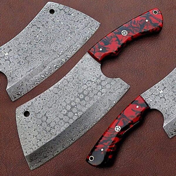 "Masterfully Crafted Handmade Damascus Chef Toka Knife – Precision and Elegance in Every Slice"