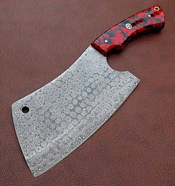 "Masterfully Crafted Handmade Damascus Chef Toka Knife – Precision and Elegance in Every Slice" - Image 3