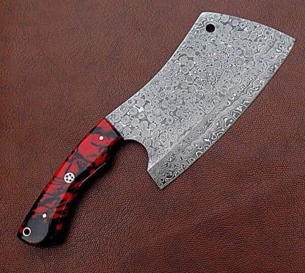"Masterfully Crafted Handmade Damascus Chef Toka Knife – Precision and Elegance in Every Slice" - Image 4
