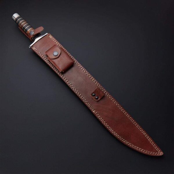 "Exquisitely Handmade Stainless Steel Short Sword – A Fusion of Strength and Precision in Every Swing" - Image 3