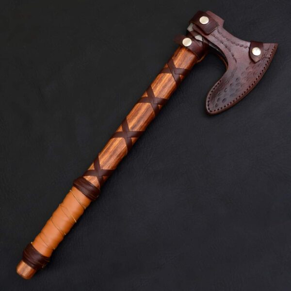 "Handmade Ragnar Lothbrok Viking Axe – A Legendary Weapon of Power and Precision, Inspired by Norse Warrior Tradition" - Image 5