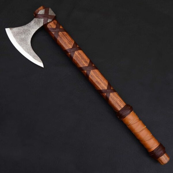 "Handmade Ragnar Lothbrok Viking Axe – A Legendary Weapon of Power and Precision, Inspired by Norse Warrior Tradition" - Image 4