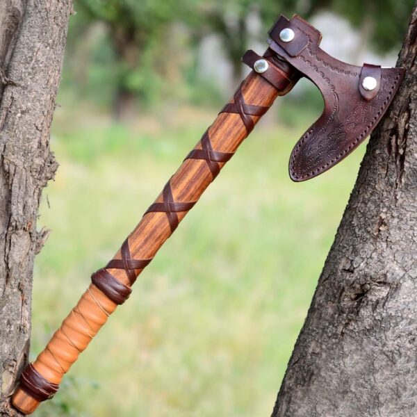 "Handmade Ragnar Lothbrok Viking Axe – A Legendary Weapon of Power and Precision, Inspired by Norse Warrior Tradition" - Image 8