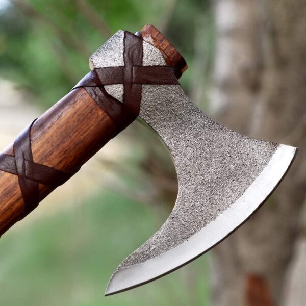 "Handmade Ragnar Lothbrok Viking Axe – A Legendary Weapon of Power and Precision, Inspired by Norse Warrior Tradition" - Image 11