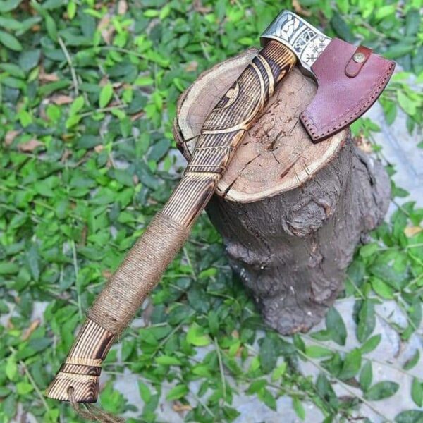 "Handmade Viking Axe – A Bold Fusion of Tradition and Power, Forged for the Warrior’s Spirit" - Image 5