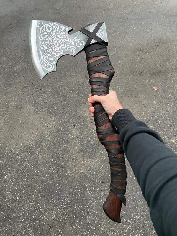 "Premium Handmade Viking Axe – A Masterful Blend of Norse Tradition, Strength, and Timeless Craftsmanship" - Image 3