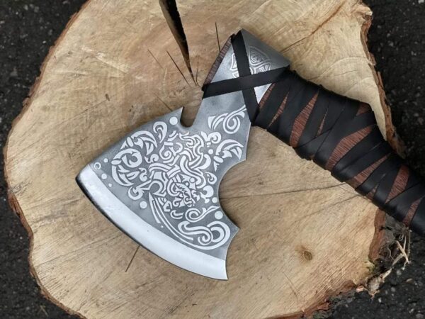 "Premium Handmade Viking Axe – A Masterful Blend of Norse Tradition, Strength, and Timeless Craftsmanship" - Image 2
