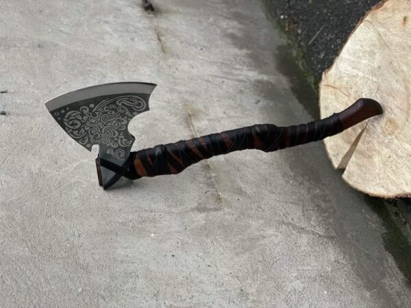 "Premium Handmade Viking Axe – A Masterful Blend of Norse Tradition, Strength, and Timeless Craftsmanship" - Image 5