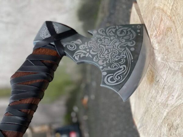 "Premium Handmade Viking Axe – A Masterful Blend of Norse Tradition, Strength, and Timeless Craftsmanship" - Image 6