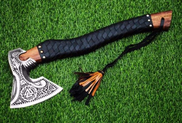 "Premium Handmade Viking Axe – A Legendary Weapon Crafted for Strength, Precision, and Timeless Norse Heritage" - Image 5